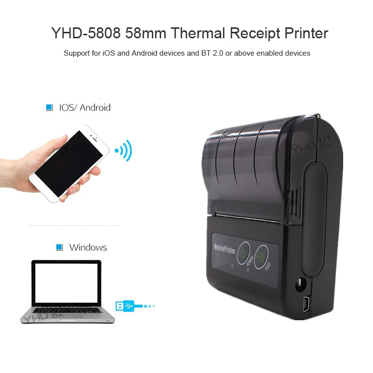 Wireless 58mm Thermal Receipt Printer