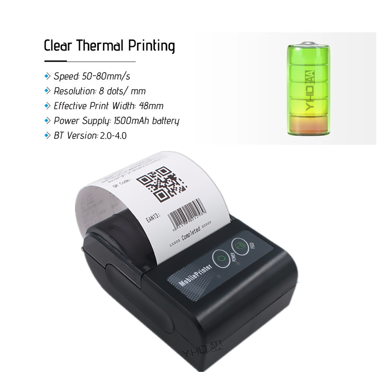 Wireless 58mm Thermal Receipt Printer