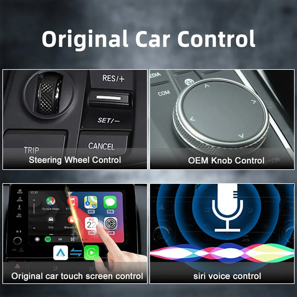 Wired to Wireless 2in1 Box CarPlay Android Auto Adapter