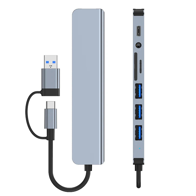 USB a Type C Hub Docking Station