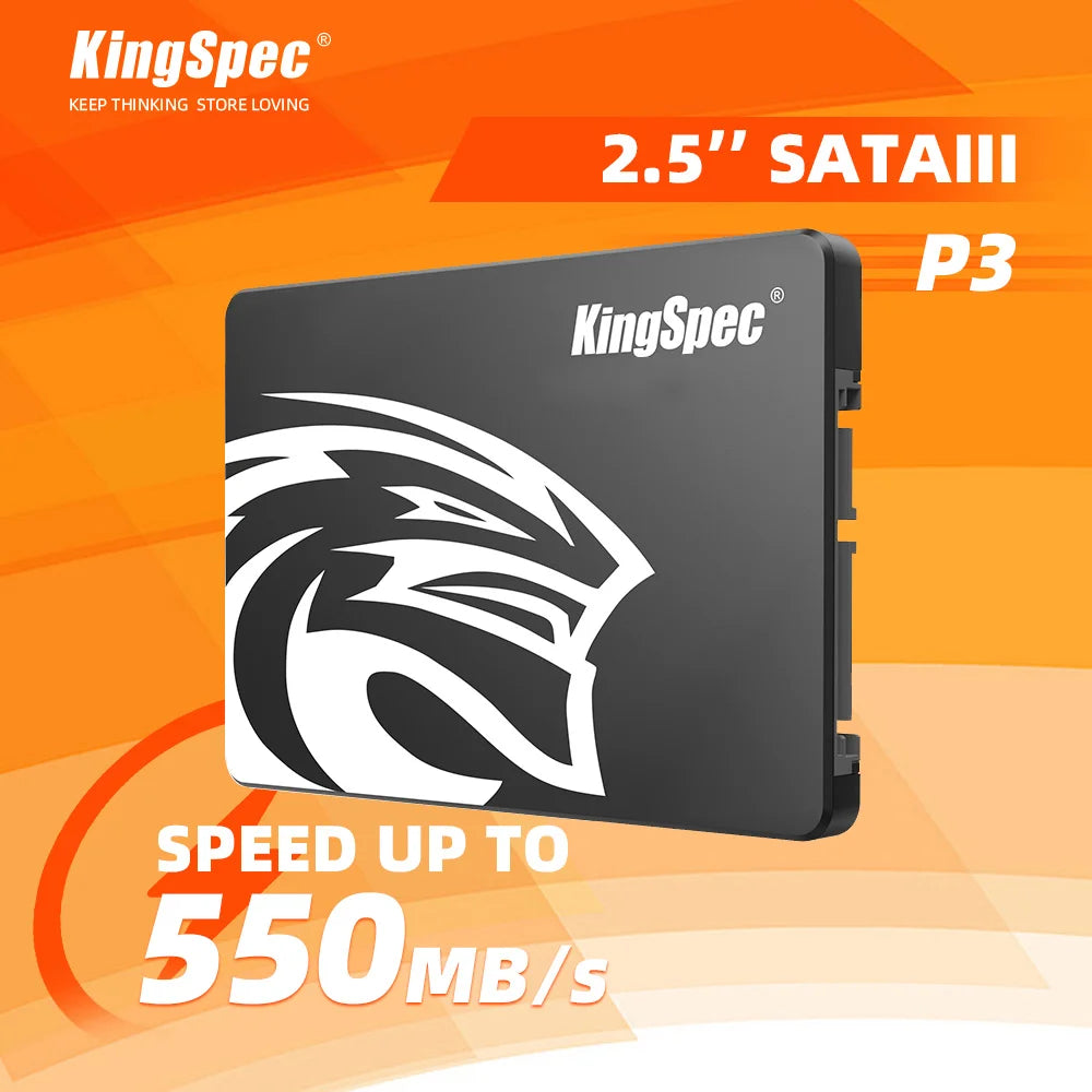 KingSpec 2.5'' SATA Solid State Drive Consumer Electronics 2.5 Inch Series 120GB SSD