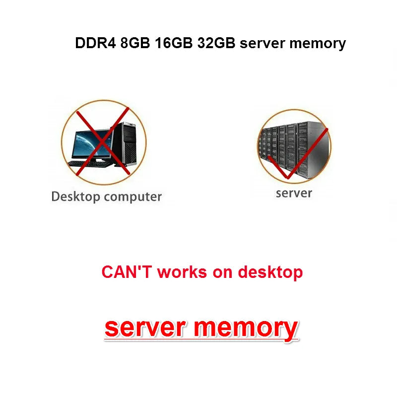 DDR4 8GB 16GB 4GB 32GB 64GB Server Memory