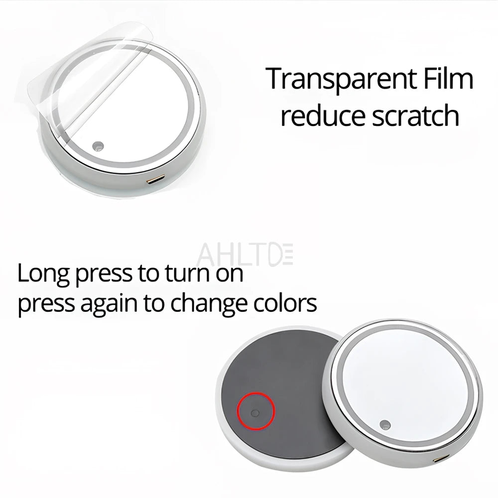 2Pcs Universal Led Car Cup Holder Bottom Pad LED Lights