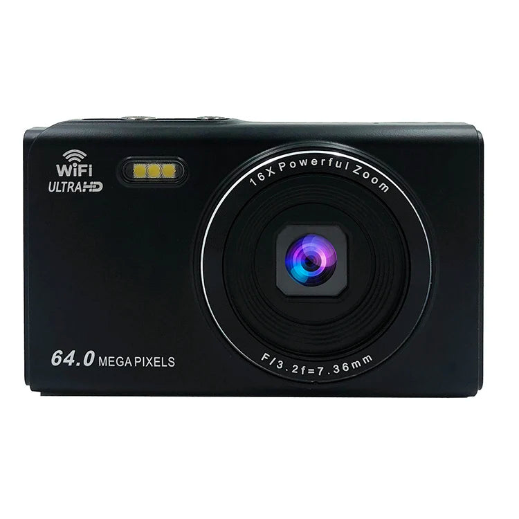 4K Digital Camera Photography Camera 64MP Autofocu Webcam Vlog Video Recorder Compact Cameras