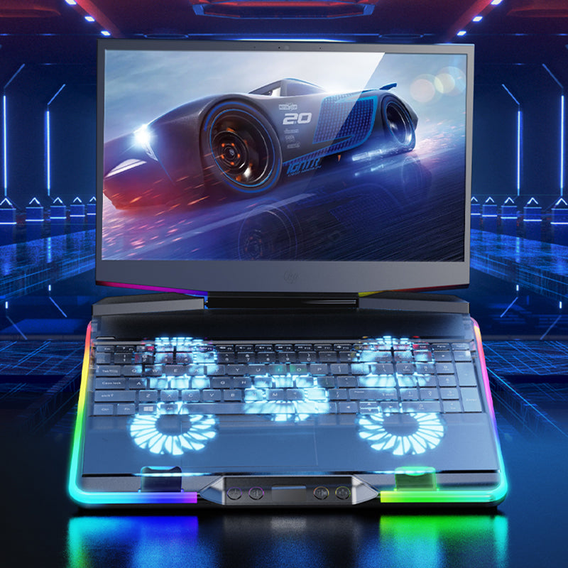 RGB 5 fans Light-Weight Gaming Laptop Cooler Stand